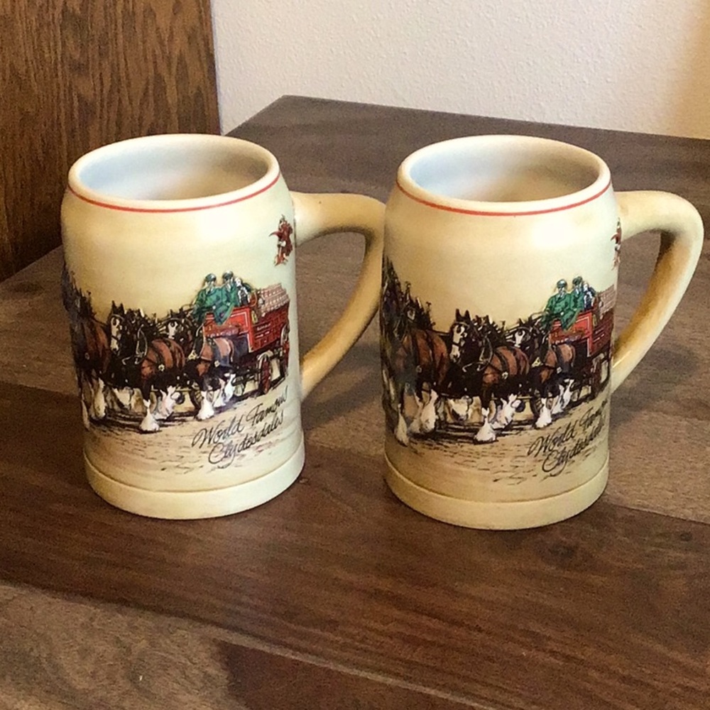 “World Famous Clydesdale” Beer Stien’s